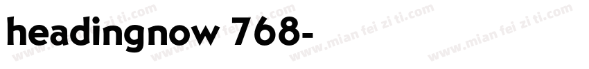 headingnow 768字体转换